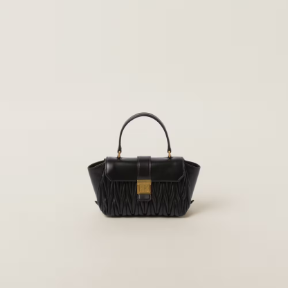 Matelassé nappa leather handbag